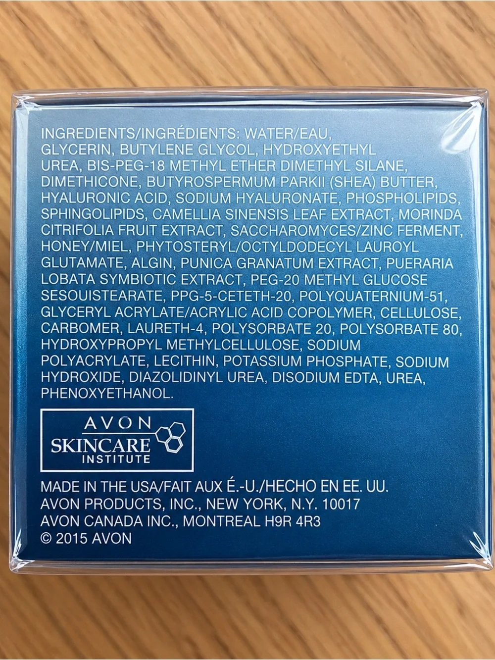 Avon Anew Clinical Overnight Hydration Mask - Silver & Blue
